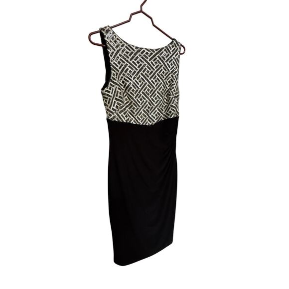 Lauren Ralph Lauren Evening Sequin Cocktail Dress Size 10 Formal Night Out Party - Picture 2 of 8